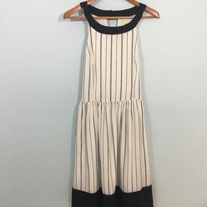 Yellow Star sleeveless white & black dress Size1X